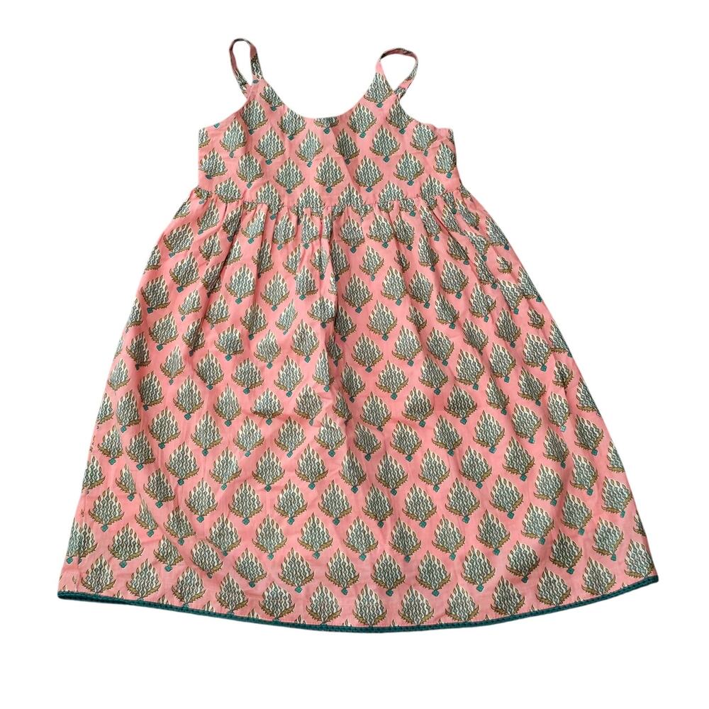 Yo Baby Pink Floral Spring Summer Dress Girl's 5